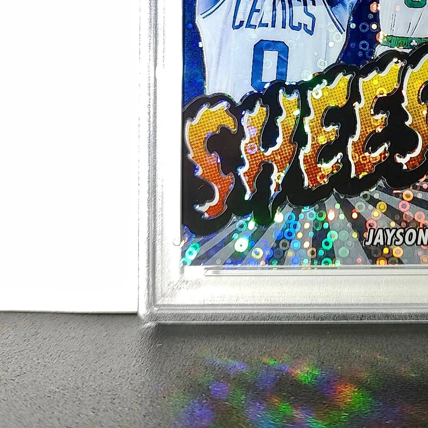 Jayson Tatum 2023 Panini Hoops Premium Sheesh #22 Disco Prizm PSA 10 Gem Mint - Basketball Card Single