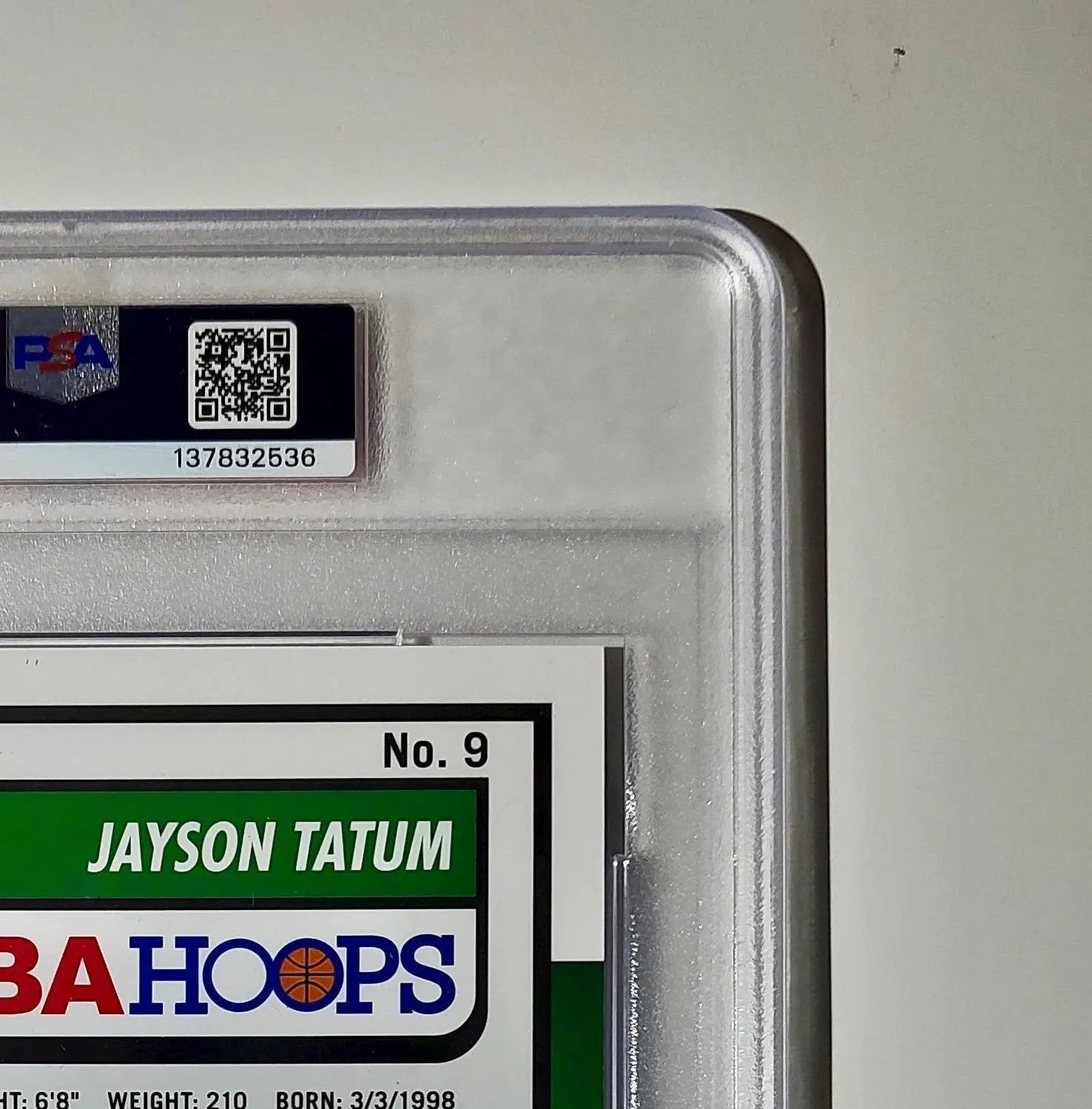 Jayson Tatum 2023 Panini Premium Stock NBA Hoops #9 Jumbo PSA 9 Mint - Basketball Card Single