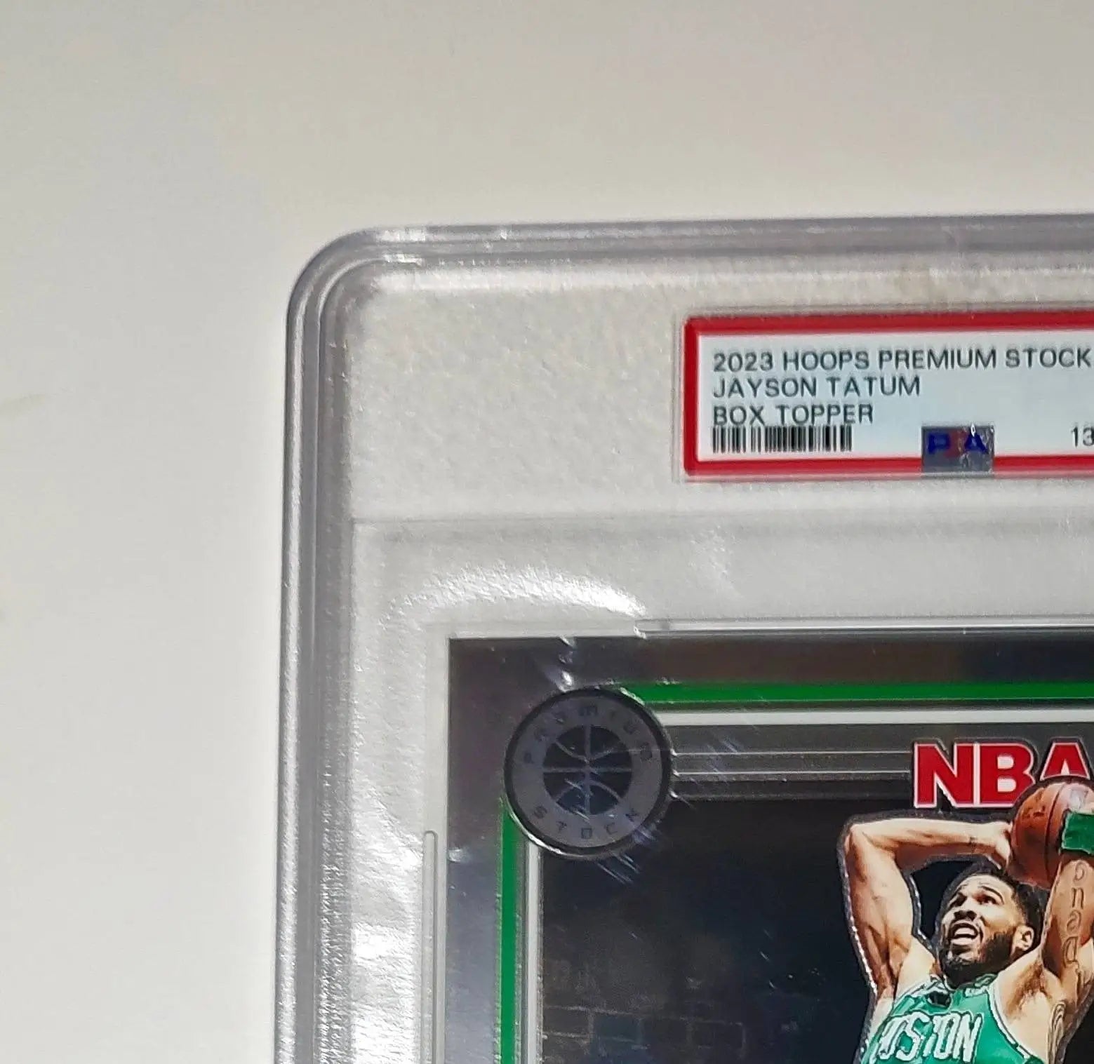 Jayson Tatum 2023 Panini Premium Stock NBA Hoops #9 Jumbo PSA 9 Mint - Basketball Card Single