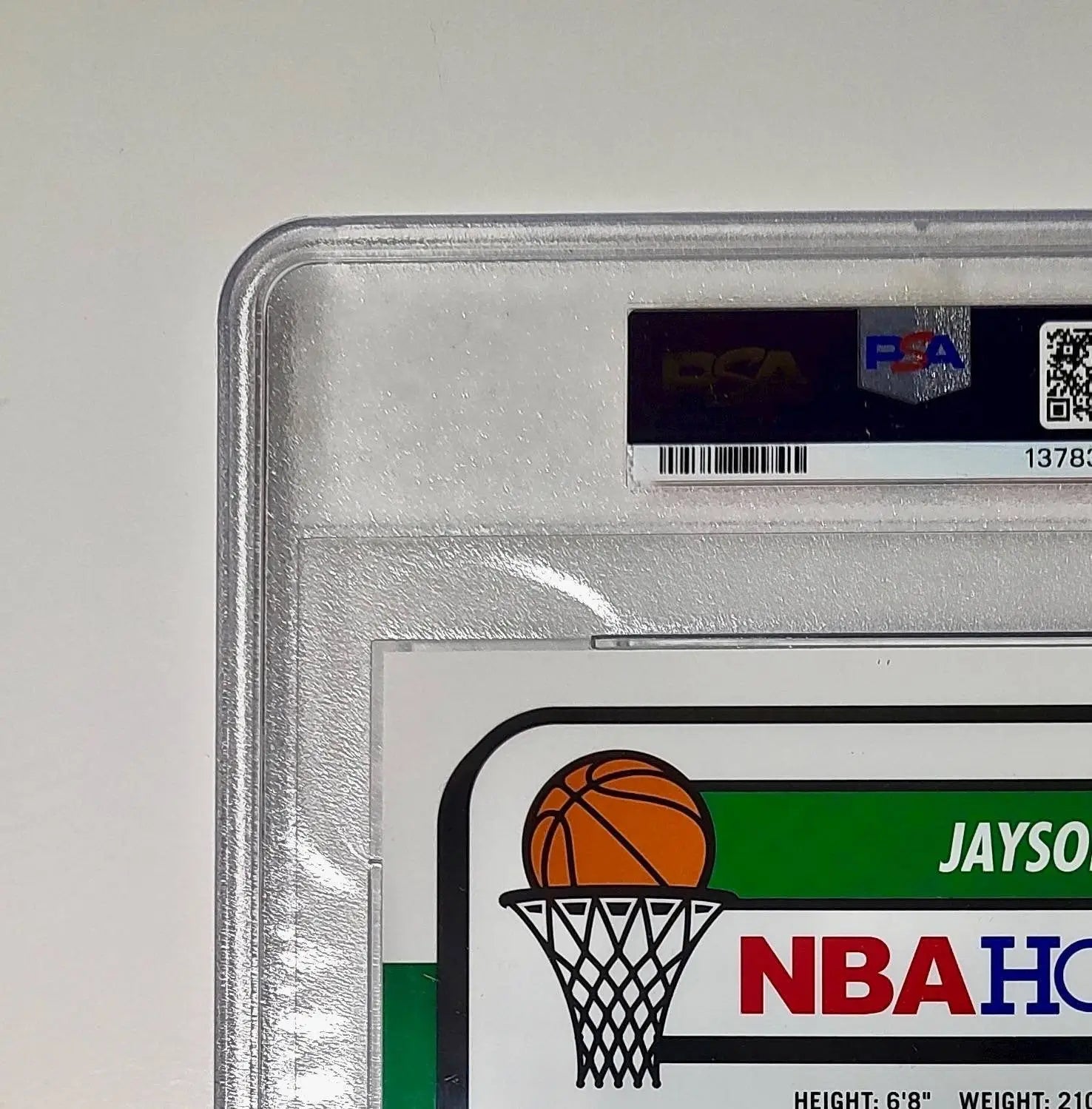 Jayson Tatum 2023 Panini Premium Stock NBA Hoops #9 Jumbo PSA 9 Mint - Basketball Card Single