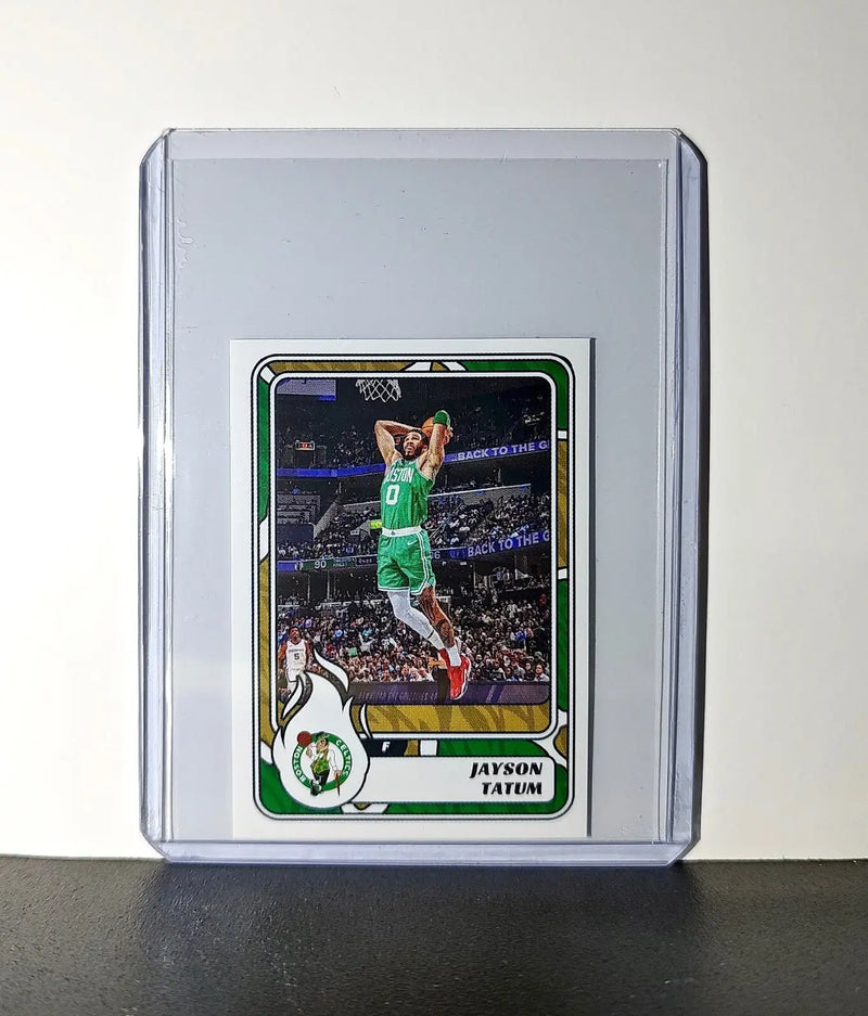 Jayson Tatum 2024-25 Panini NBA #112 Sticker Card Boston Celtics