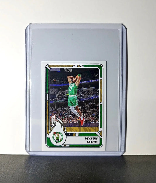 Jayson Tatum 2024-25 Panini NBA #112 Sticker Card Boston Celtics - Basketball Card Single