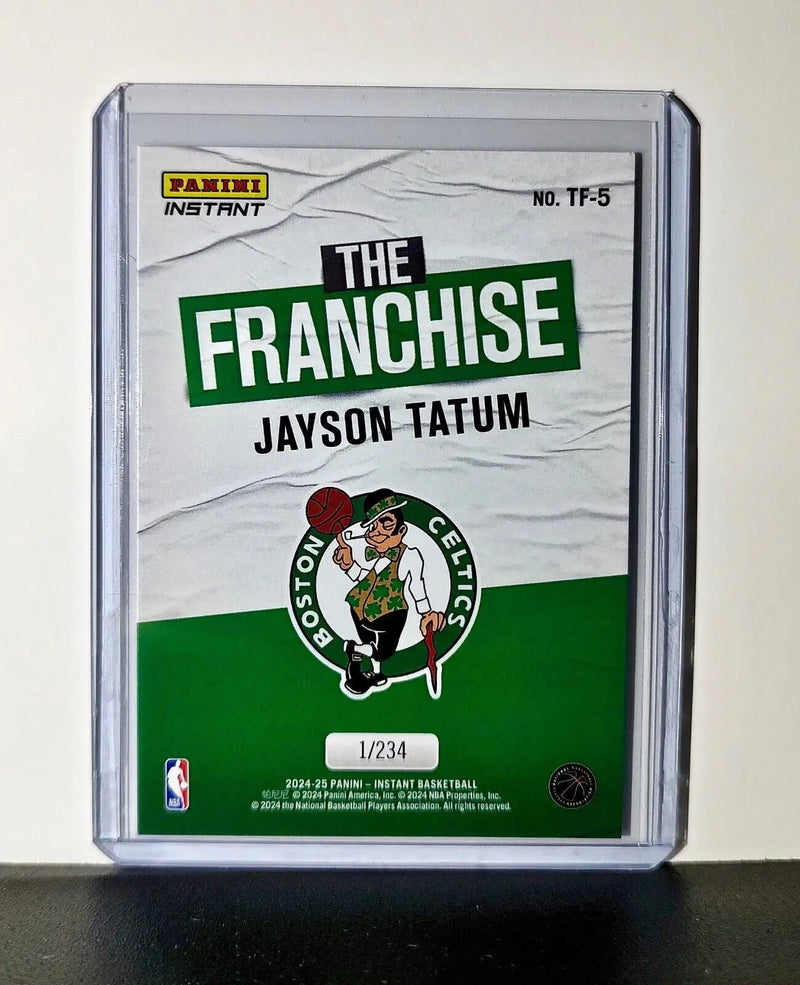 Jayson Tatum 2024-25 Panini The Franchise NBA #5 Card Boston Celtics 1/234