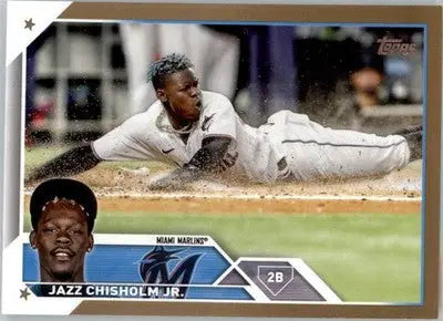 Jazz Chisholm Jr. - 2023 Topps - #172 - Royal Blue Baseball - Baseball Card Single