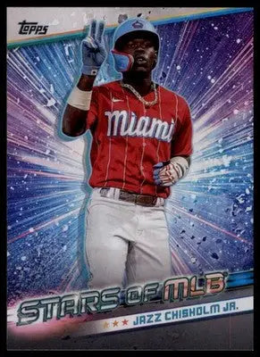 Jazz Chisholm Jr. 2024 Topps Stars of MLB #SMLB-10 Miami Marlins - Baseball Card Single