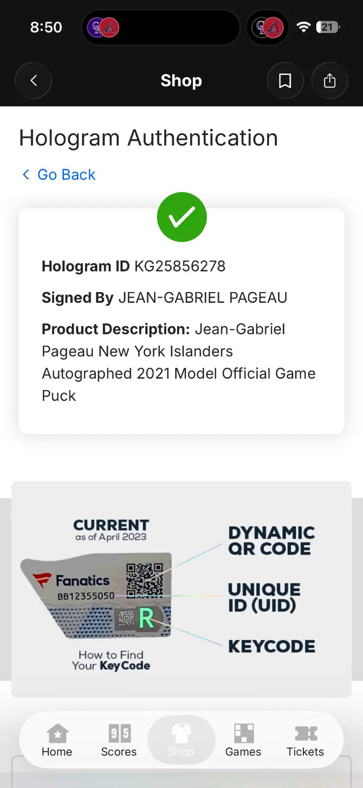 Jean-Gabriel Pageau Signed New York Islanders Logo Hockey Puck Silver Ink BAS - Sports Memorabilia