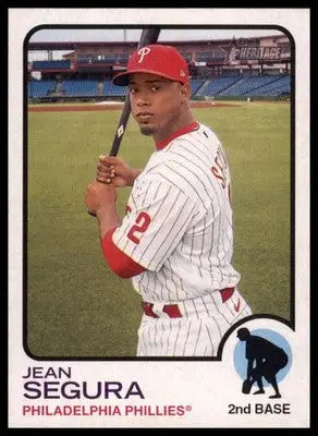 Jean Segura 2022 Topps Heritage #117 Philadelphia Phillies - Baseball Card Single
