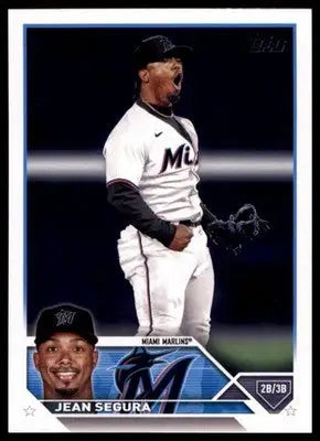 Jean Segura 2023 Topps #399 Miami Marlins - Baseball Card Single