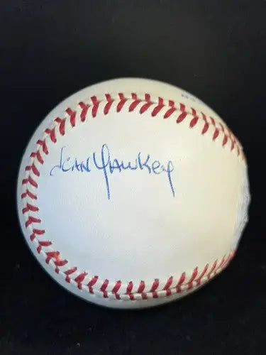 Jean Yawkey Marge Schott Fay Vincent Signed Autographed OAL Baseball JSA Auto - Sports Memorabilia