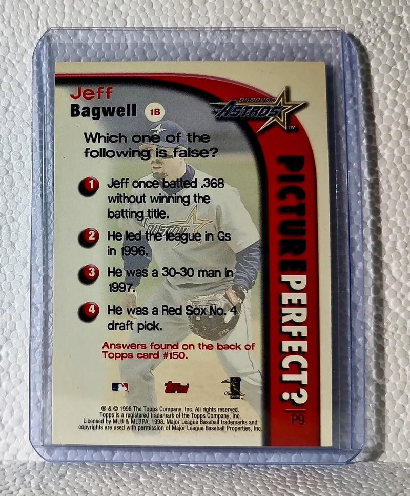 Jeff Bagwell 1998 Topps MLB #P9 Picture Perfect Baseball Card Houston Astros