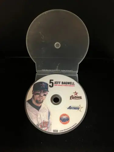 Jeff Bagwell 5-Career Highlights Video Tribute DVD for Houston Astros in case
