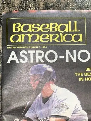 Jeff Bagwell Astros Signed Autographed Baseball America Magazine 1994 JSA AUTO - Sports Memorabilia
