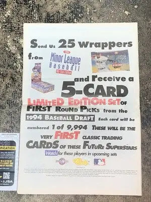 Jeff Bagwell Astros Signed Autographed Baseball America Magazine 1994 JSA AUTO - Sports Memorabilia