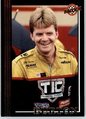 Jeff Burton - 1992 Maxx Update Black - #U3 - Racing - Racing Card Single