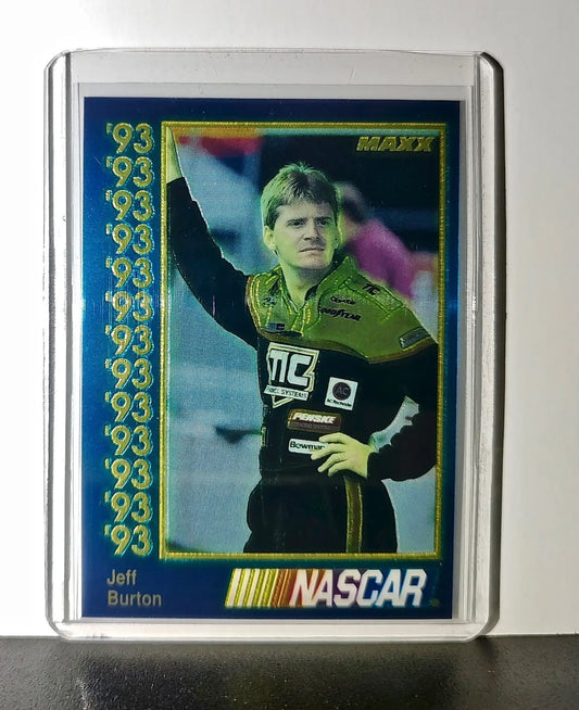 Jeff Burton 1993 Maxx Premier Plus Racing #45 NASCAR Card FILMAR Racing - Racing Card Single