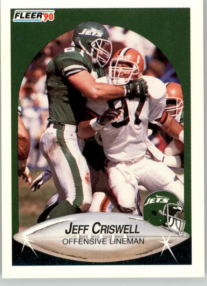 Jeff Criswell - 1990 Fleer Update - #U-75 - Football