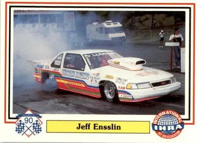 Jeff Ensslin - 1990 Checkered Flag IHRA - #23 - Racing - Racing Card Single