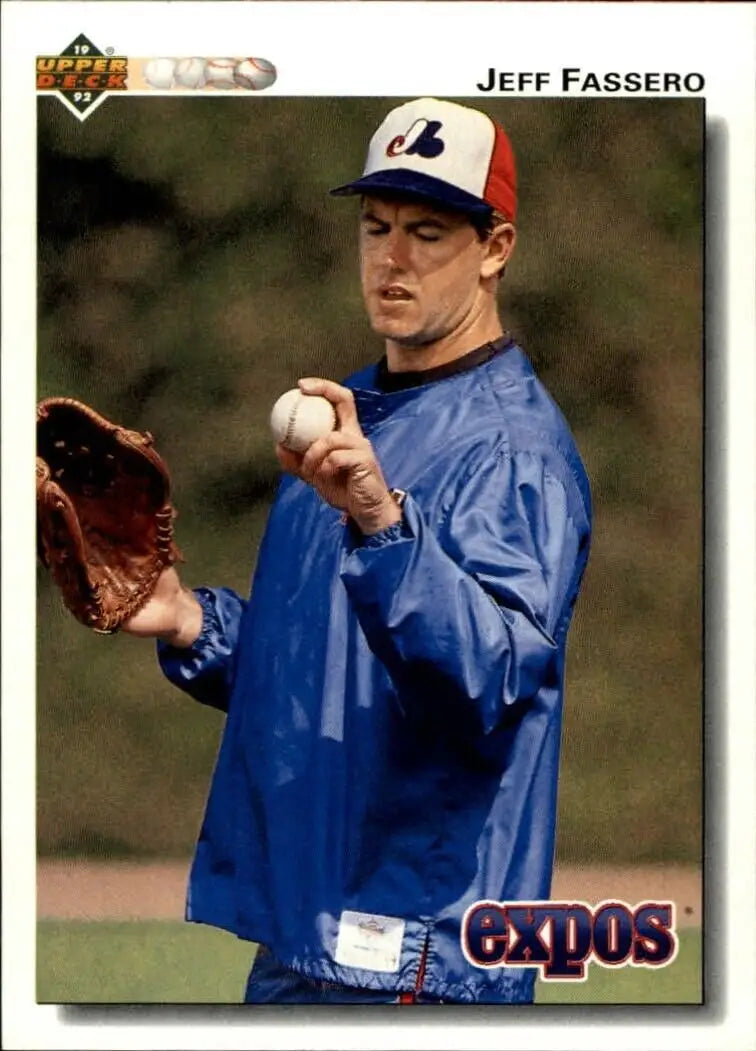 Jeff Fassero 1992 Upper Deck MLB #685 Baseball Card Montreal Expos