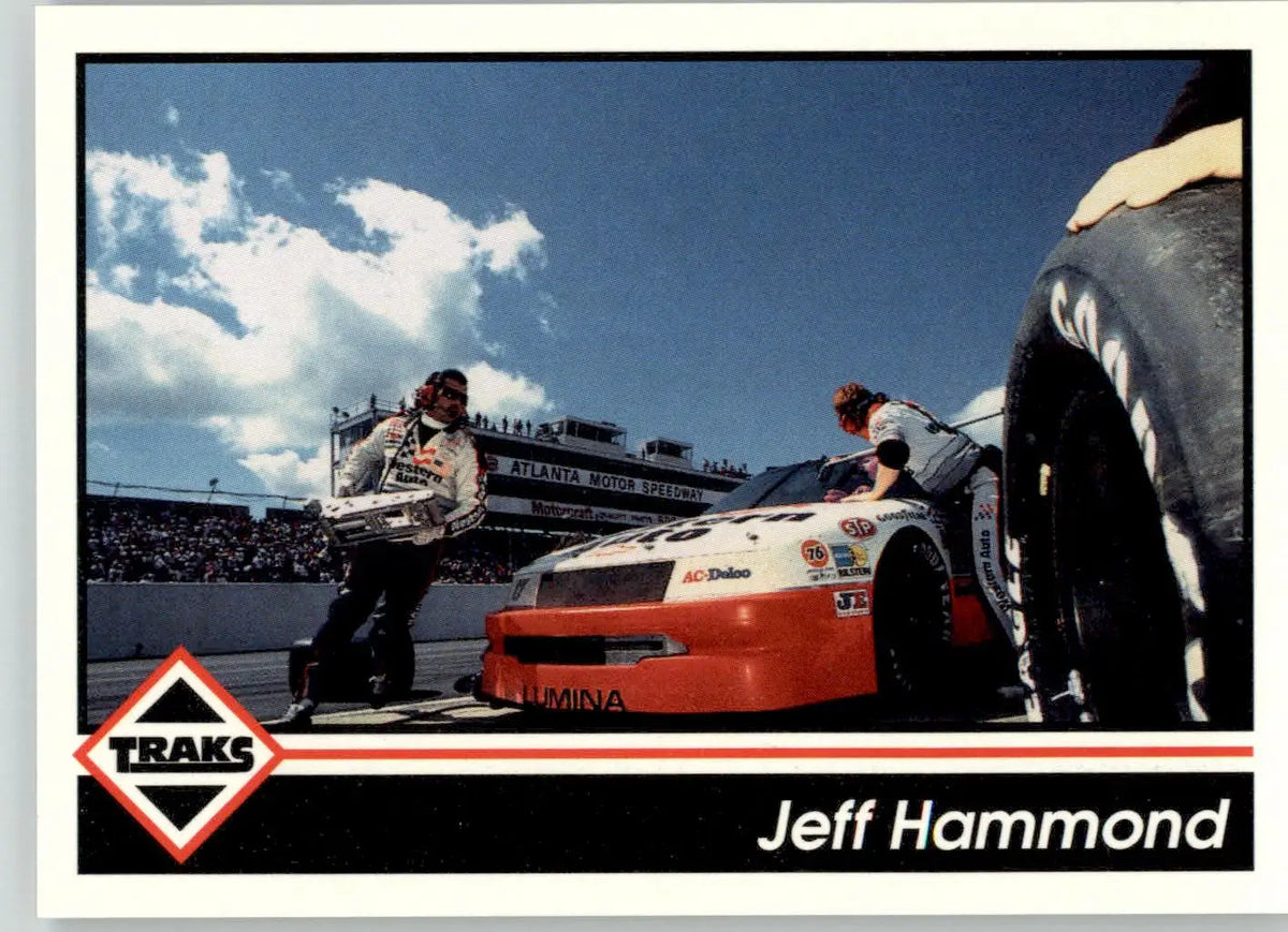 Jeff Hammond - 1992 Traks - #147 - Racing - Racing Card Single