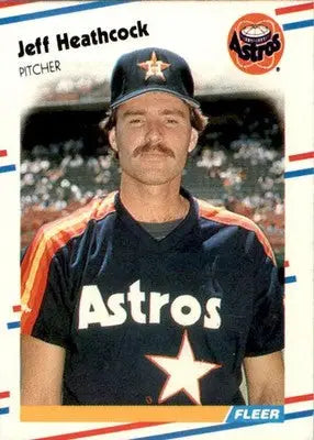 Jeff Heathcock - 1988 Fleer - #450 - Baseball - Baseball Card Single