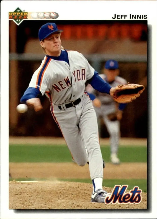 Jeff Innis 1992 Upper Deck MLB #298 Baseball Card New York Mets - Baseball Card Single