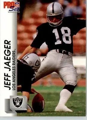 Jeff Jaeger - 1992 Pro Set - #540 - Football - Football Card Single