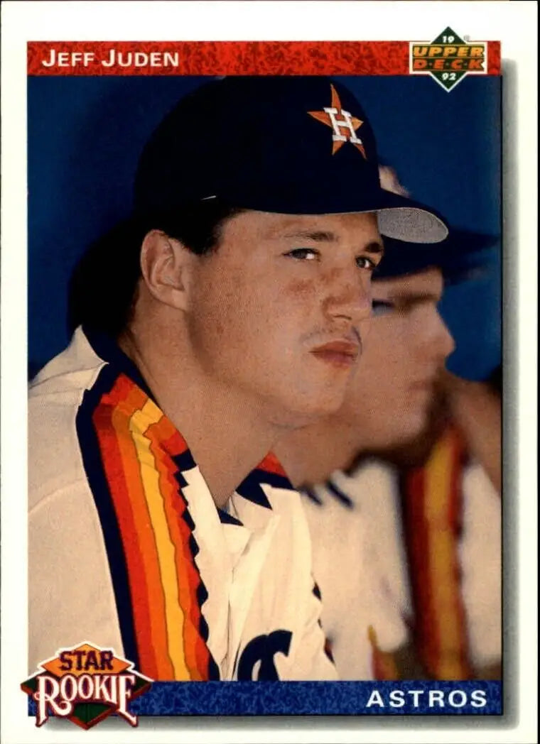 Jeff Juden 1992 Upper Deck MLB #6 Star Rookies Baseball Card Houston Astros - Baseball Card Single