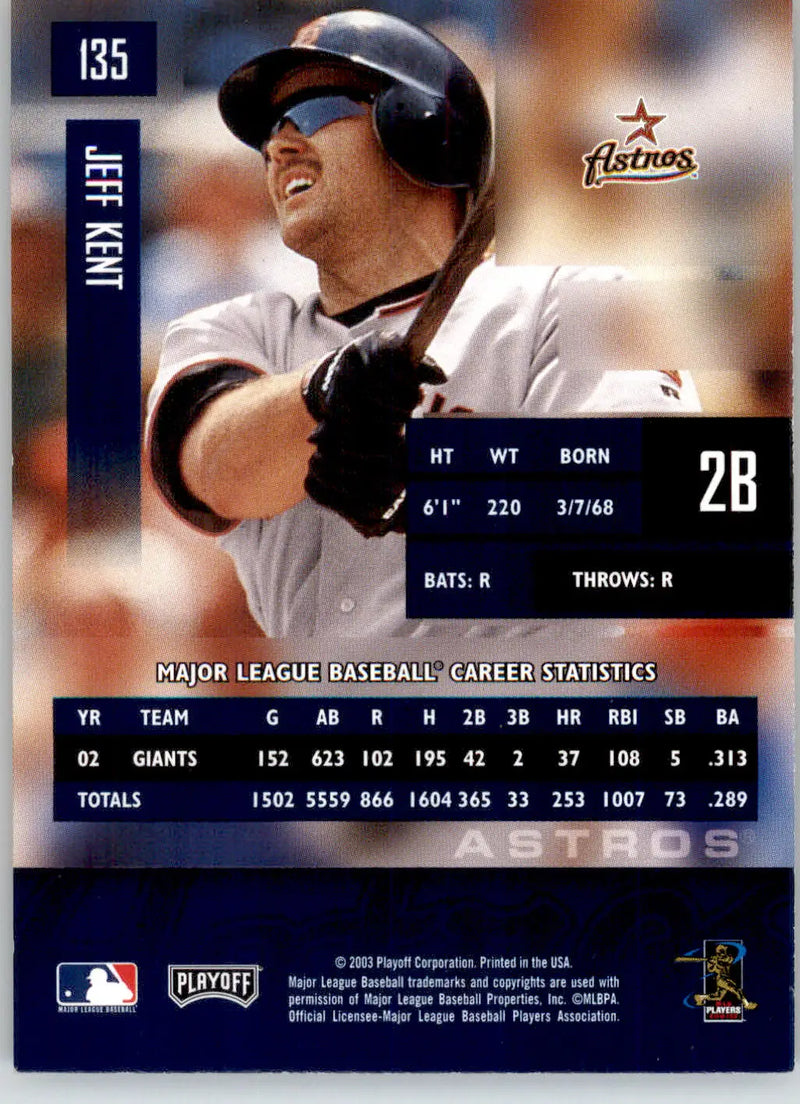 Jeff Kent - 2003 Playoff Prestige - #135 - Baseball - Baseball Card Single