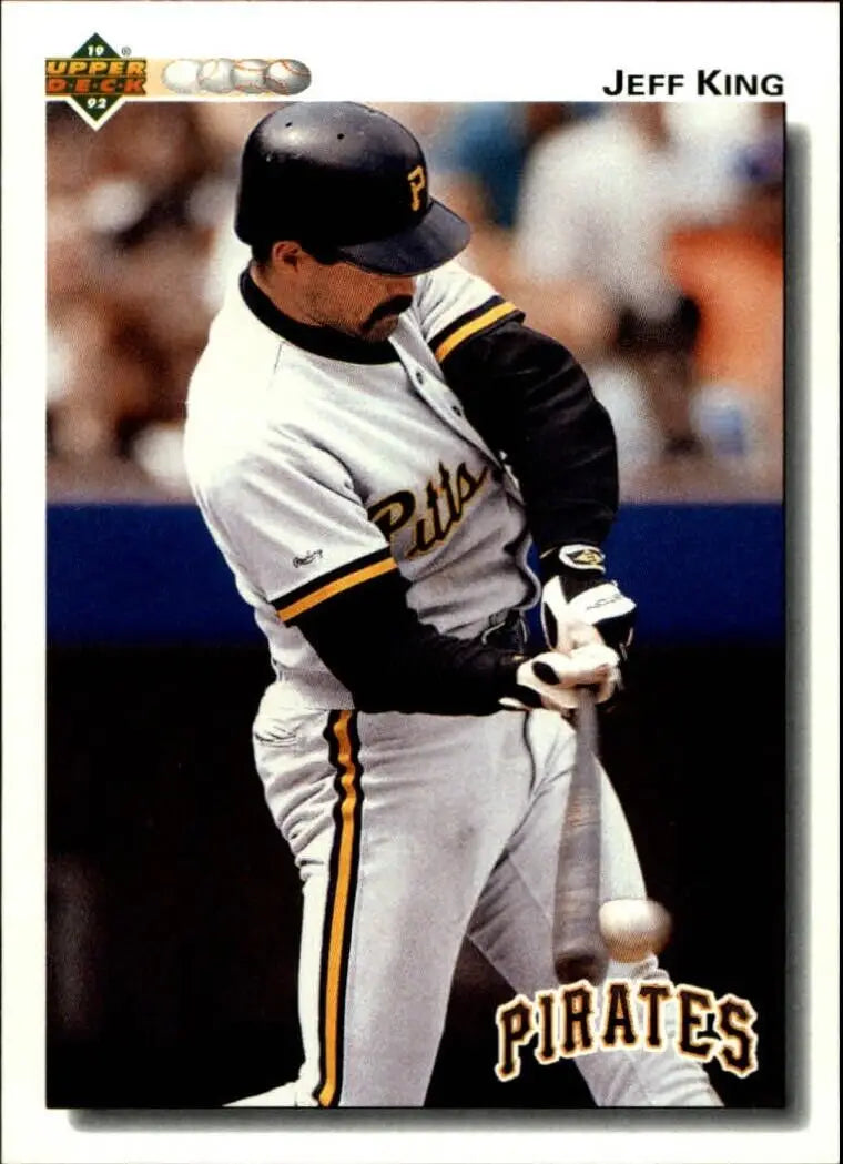 Jeff King 1992 Upper Deck MLB #111 Baseball Card Pittsburgh Pirates