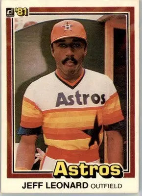 Jeff Leonard - 1981 Donruss - #264 - Baseball - Baseball Card Single