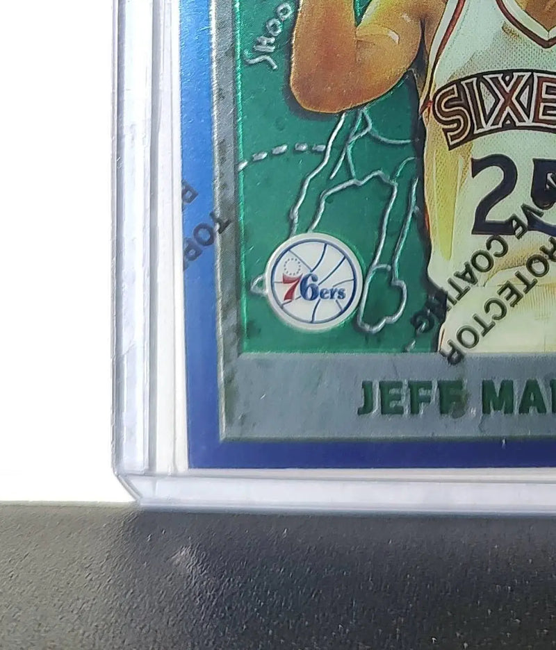 Jeff Malone 1995-96 Topps Finest NBA #186 Card Philadelphia 76ers