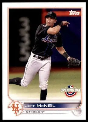 Jeff McNeil 2022 Topps Opening Day #4 New York Mets - Baseball Card Single