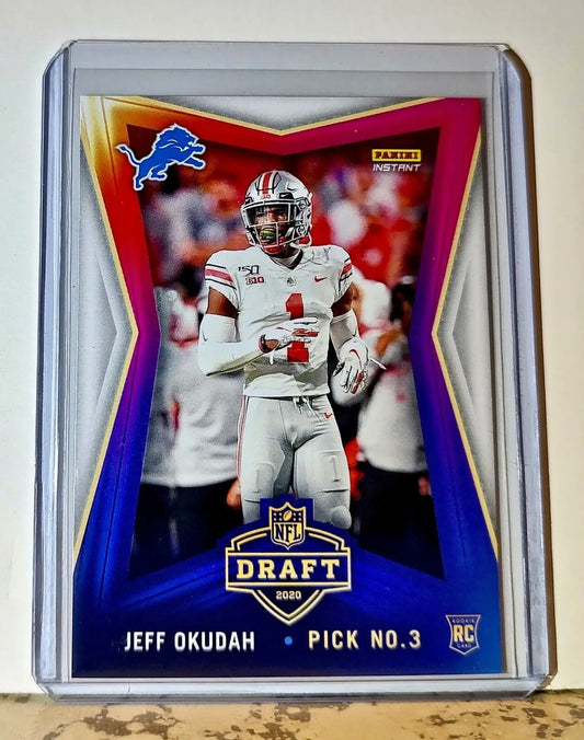Jeff Okudah 2020 NFL Draft Night NFL #31 Football Card Detroit Lions 1 of 566 - Football Card Single