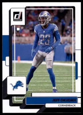Jeff Okudah 2022 Donruss #92 Detroit Lions - Football Card Single