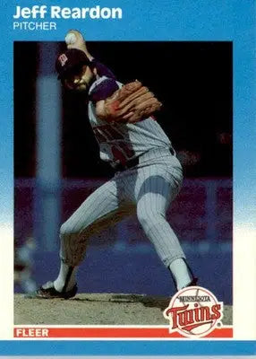 Jeff Reardon - 1987 Fleer Update - #U-101 - Baseball - Baseball Card Single