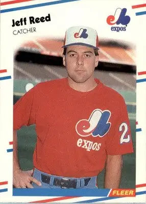 Jeff Reed - 1988 Fleer - #194 - Baseball - Baseball Card Single