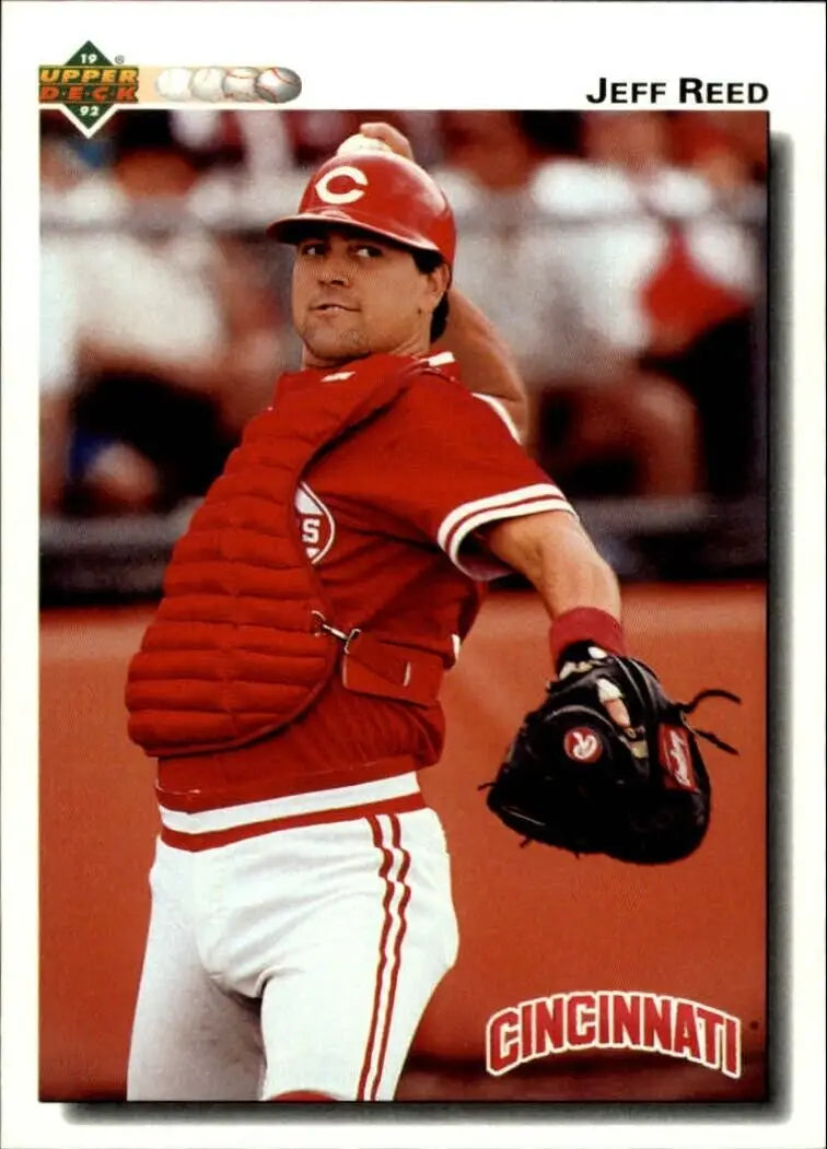 Jeff Reed 1992 Upper Deck MLB #299 Baseball Card Cincinnati Reds