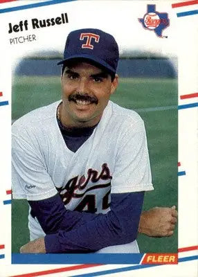 Jeff Russell - 1988 Fleer - #478 - Baseball - Baseball Card Single