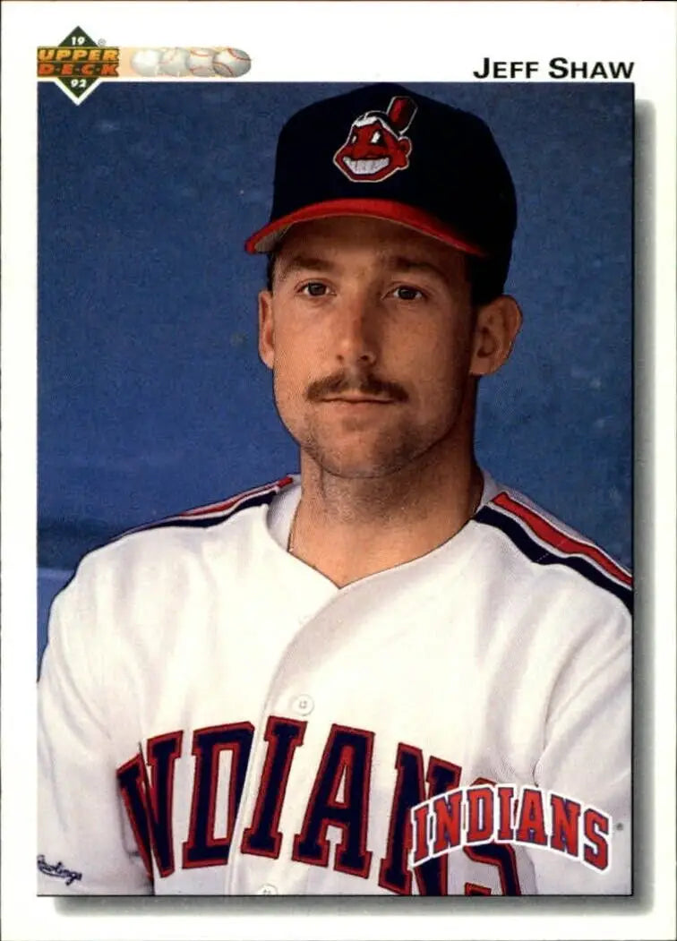 Jeff Shaw 1992 Upper Deck MLB #660 Baseball Card Cleveland Indians