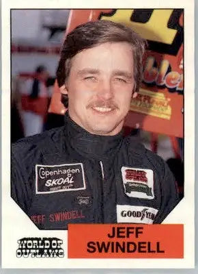 Jeff Swindell - 1990 World of Outlaws - #18 - Racing - Racing Card Single