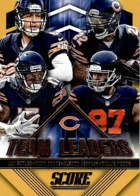 Jeffery / Cutler / Forte / Young - 2015 Score - #16 - Team Leaders Gold - Football Card Single