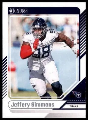Jeffery Simmons 2024 Donruss #179 Tennessee Titans - Football Card Single