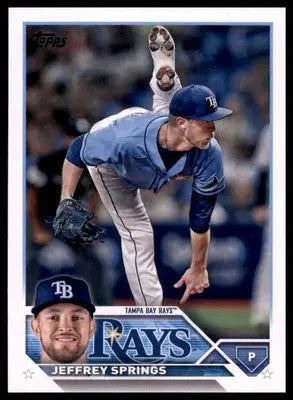 Jeffrey Springs 2023 Topps #12 Tampa Bay Rays - Baseball Card Single
