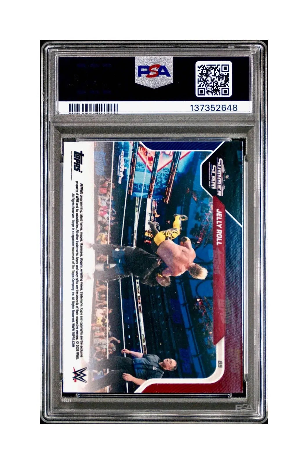 Jelly Roll 2025 Topps Now WWE #85 PSA 9 Mint - Other