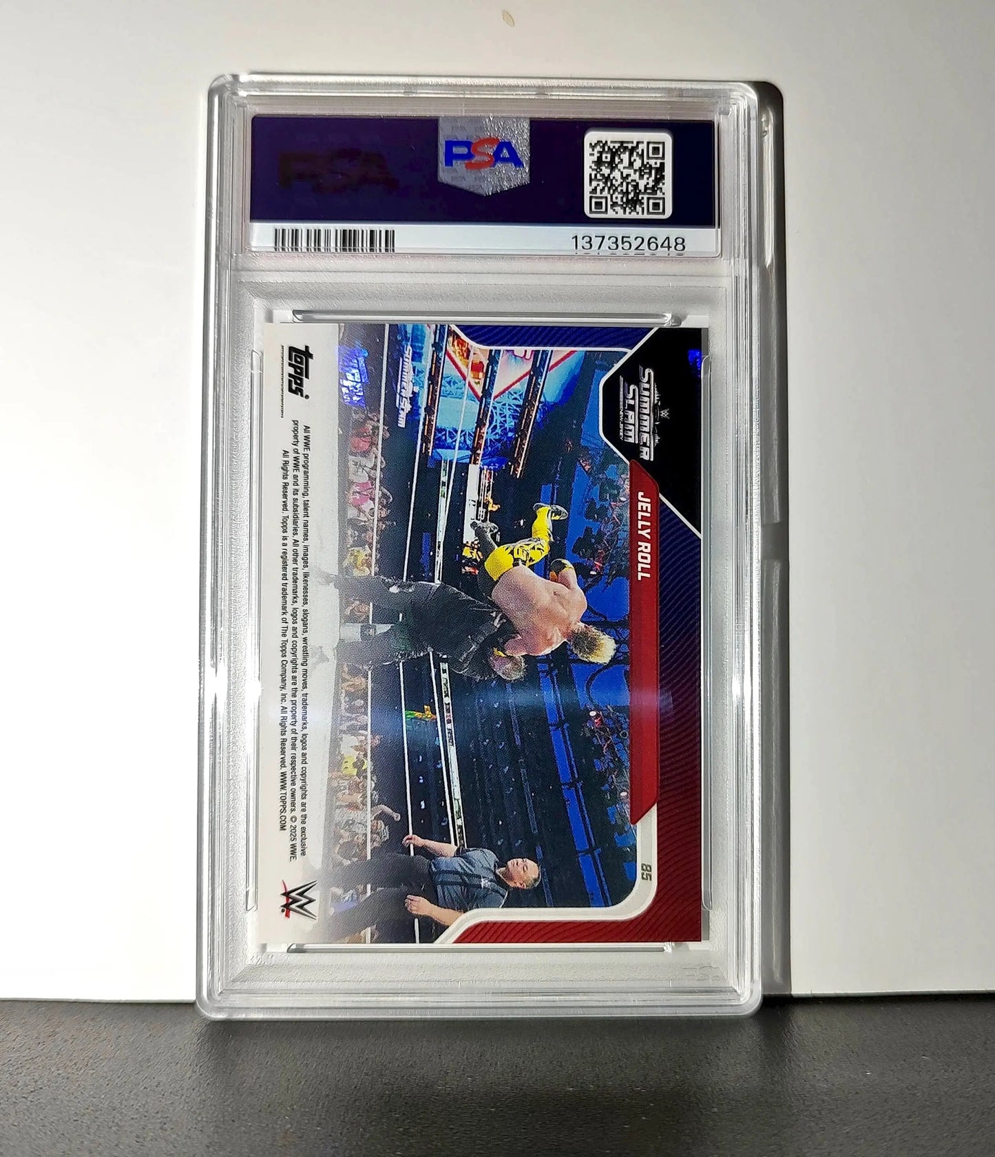 Jelly Roll 2025 Topps Now WWE #85 PSA 9 Mint - Other