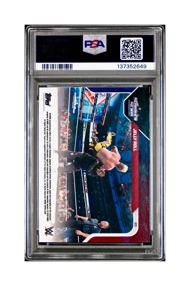 Jelly Roll 2025 Topps Now WWE #85 PSA 9 Mint - Wrestling Card Single