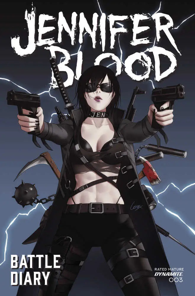 Jennifer Blood Battle Diary #3 Cover B Leirix (Mature) - Comic Book