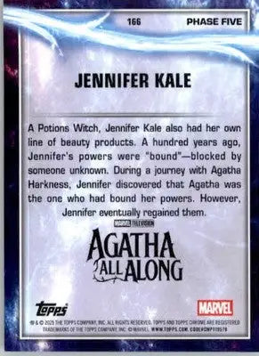 Jennifer Kale - 2025 Topps Chrome Marvel Studios - #166 - Non_sport - Non-Sports Card Single