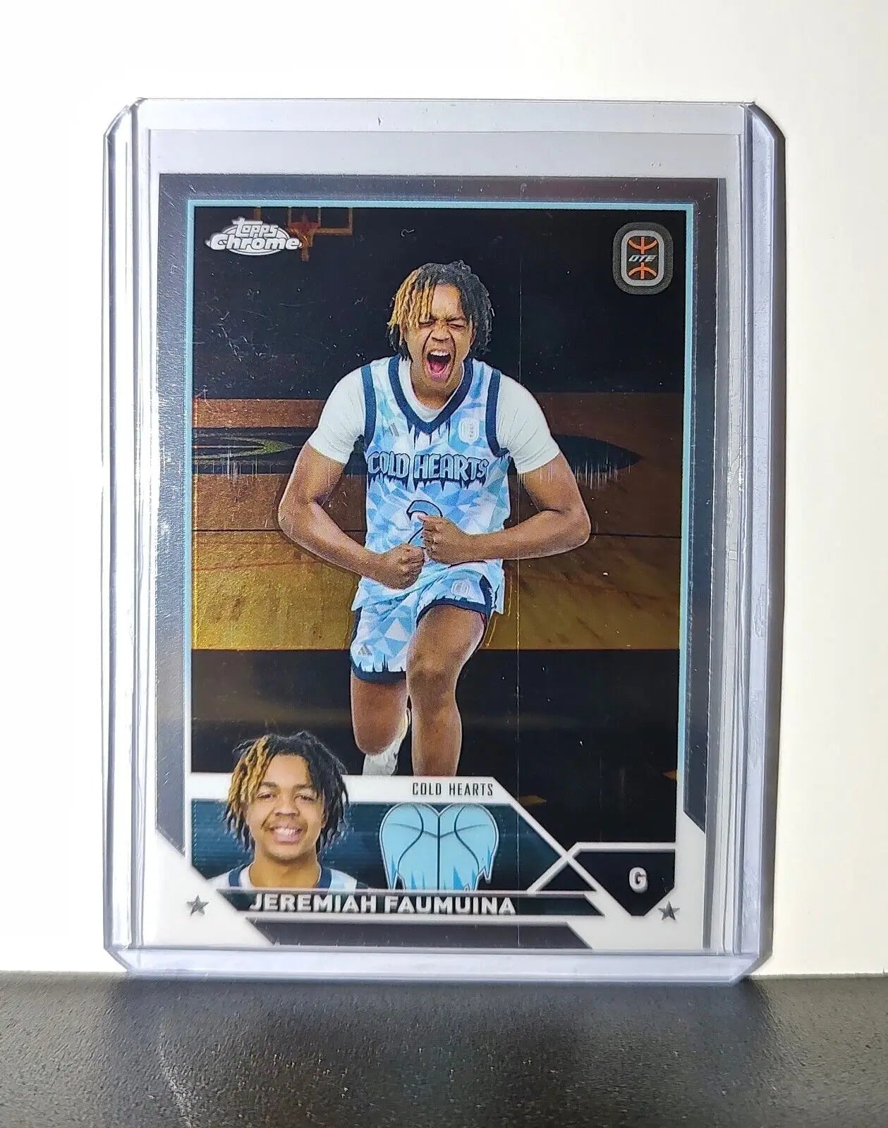 Jeremiah Faumuina 2023-24 Topps Chrome Overtime #11 Card Cold Hearts - Other