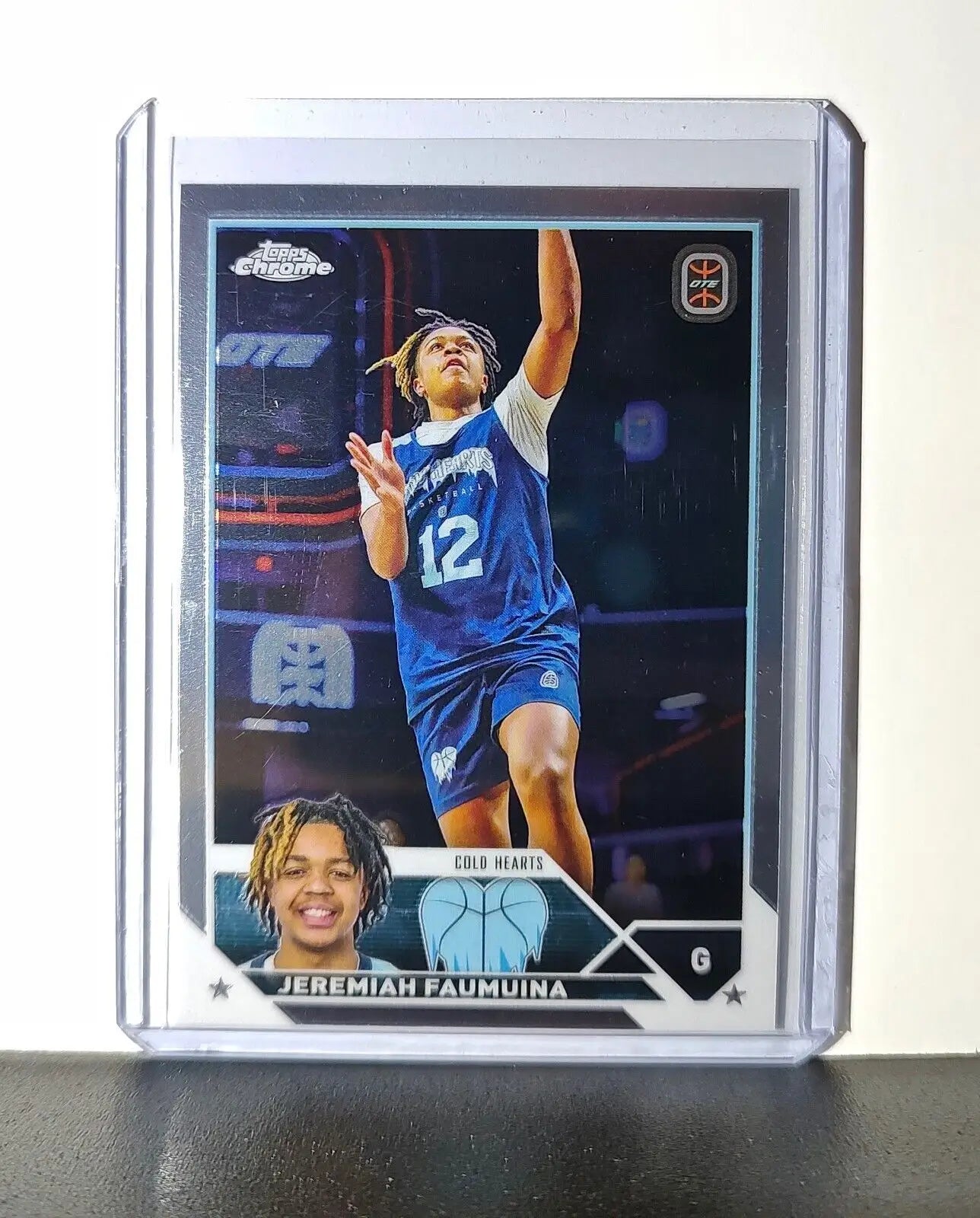 Jeremiah Faumuina 2023-24 Topps Chrome Overtime #42 Card Cold Hearts - Other